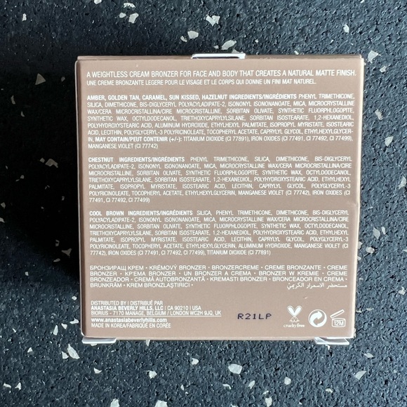 Anastasia Beverly Hills Cream Bronzer - Amber 1oz/30mL - Picture 7 of 7